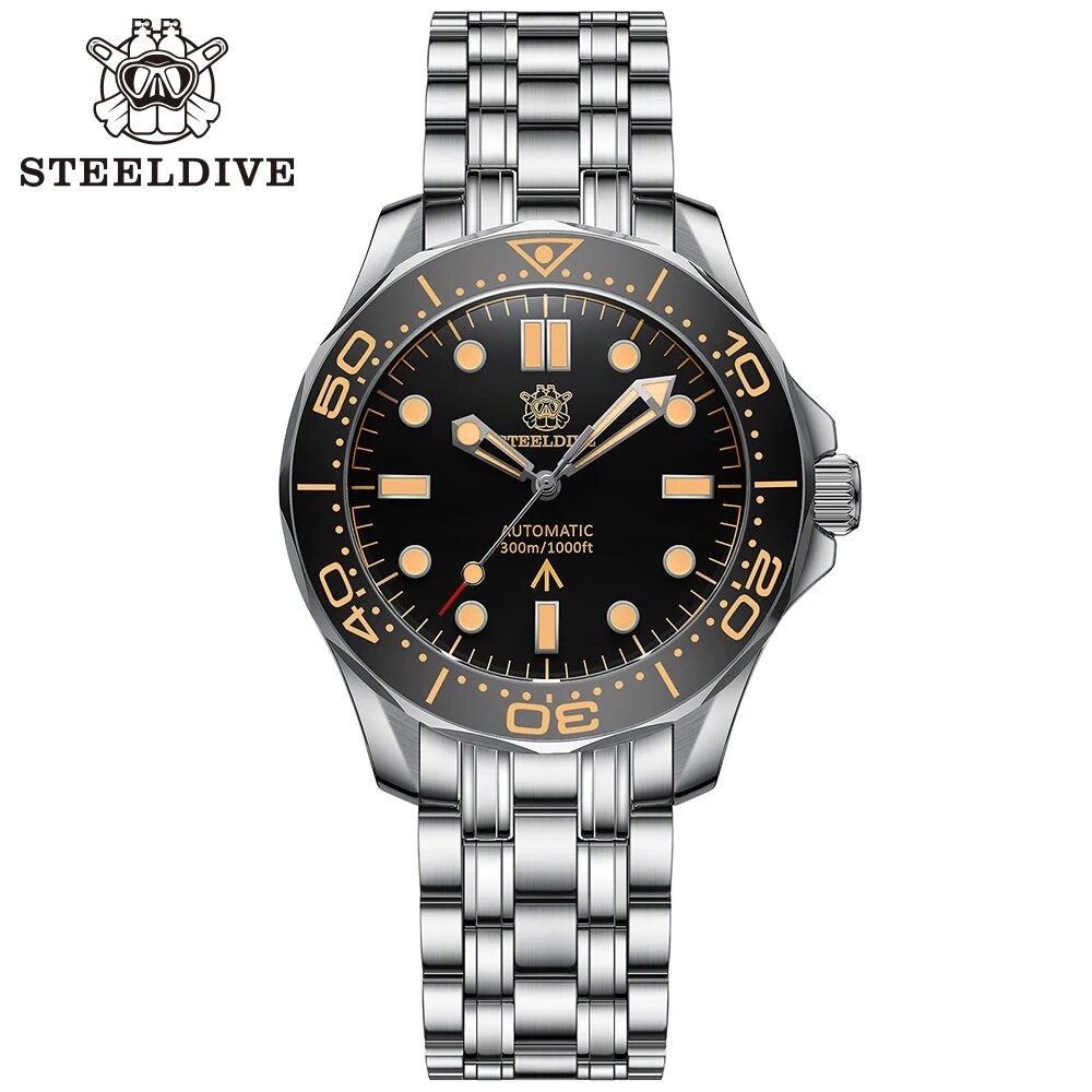 US Pre-Owned Steeldive SD1957 Vintage Sea Ghost Watch