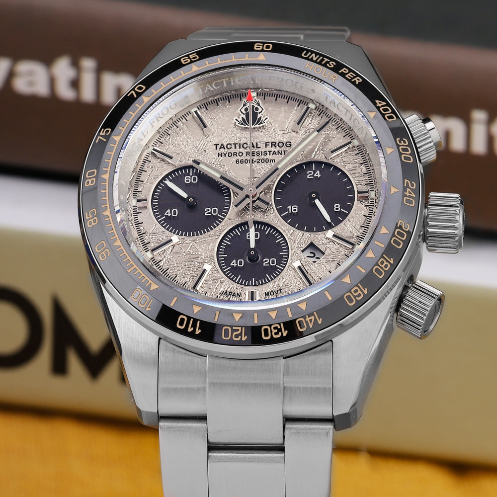 US Pre-Owned Tactical Frog VS75 Solar Chronograph Watch