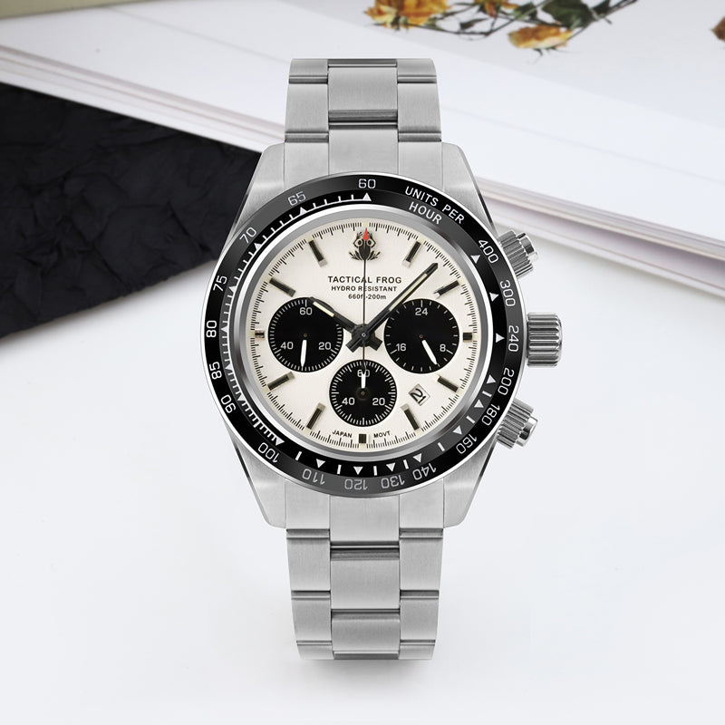 US Pre-Owned Tactical Frog VS75 Solar Chronograph Watch