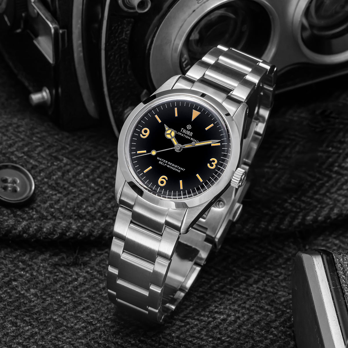 US Pre-Owned Thorn 34mm Vintage Mechanical Watch T005