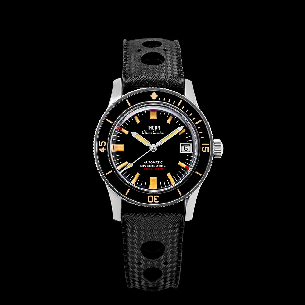 US Pre-Owned Thorn 38mm Titanium 50-Fathoms Dive Watch