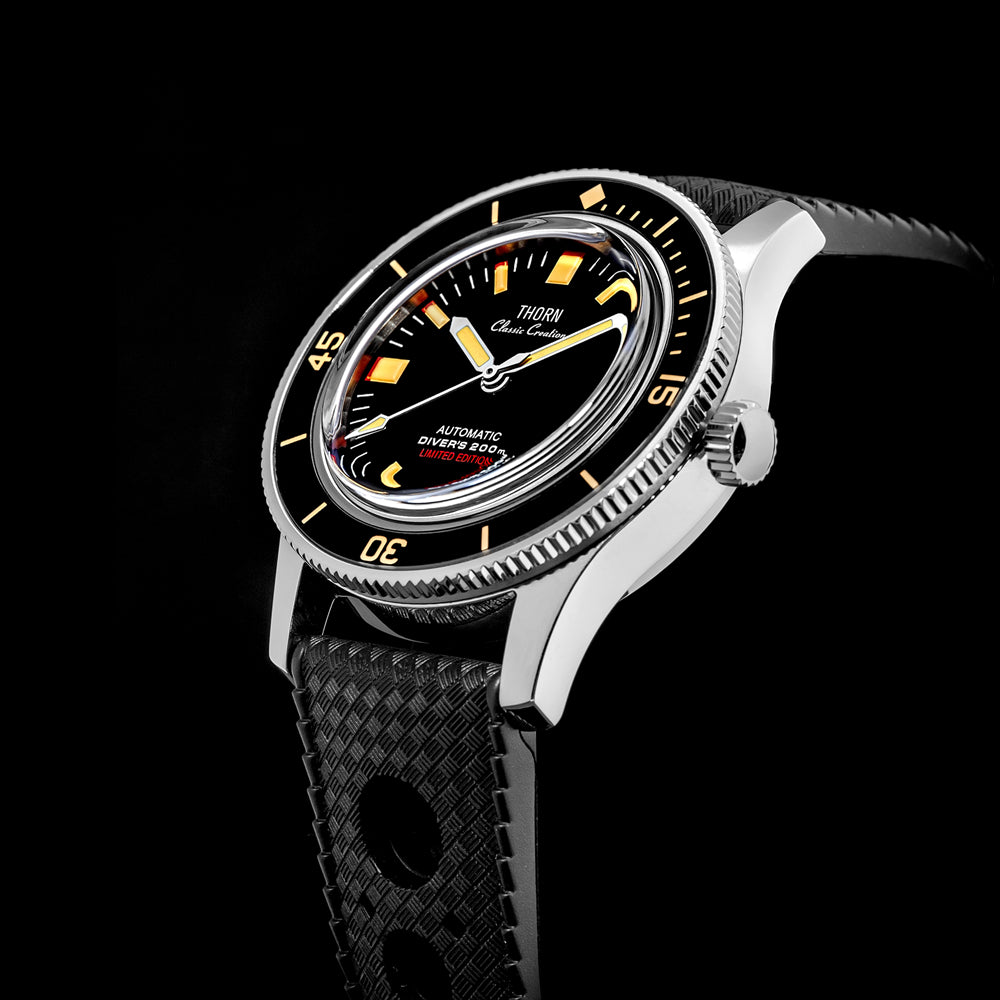 US Pre-Owned Thorn 38mm Titanium 50-Fathoms Dive Watch