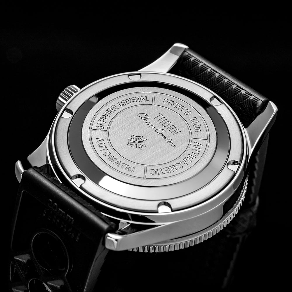 US Pre-Owned Thorn 38mm Titanium 50-Fathoms Dive Watch