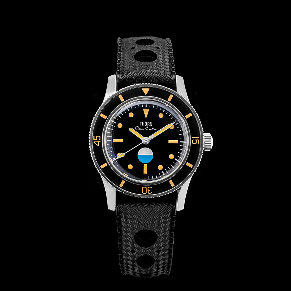 US Pre-Owned Thorn 38mm Titanium 50-Fathoms Dive Watch