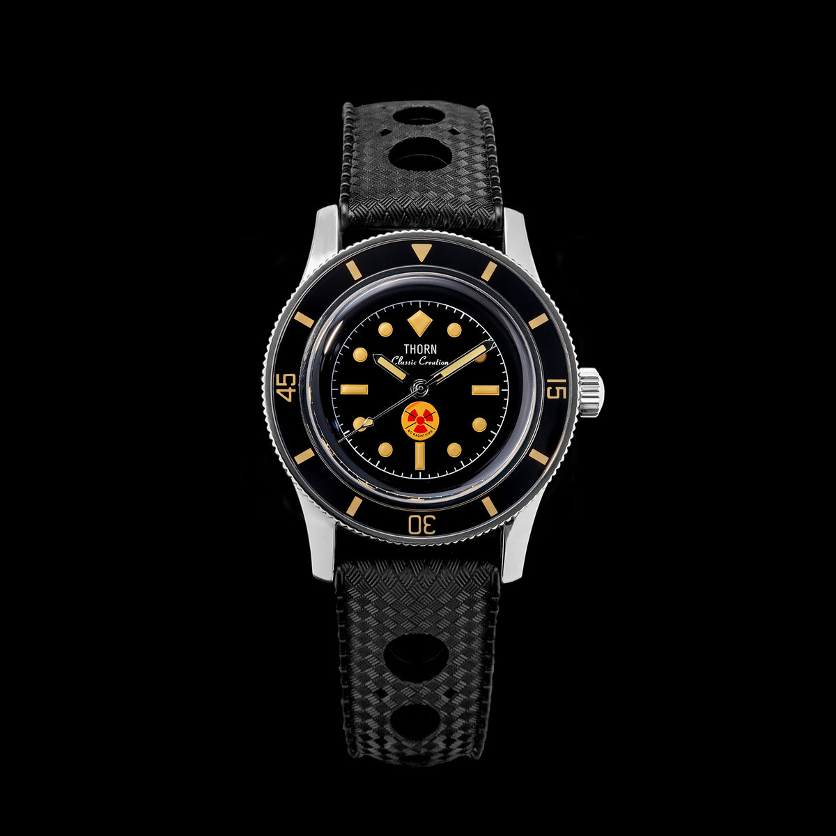 US Pre-Owned Thorn 38mm Titanium 50-Fathoms Dive Watch