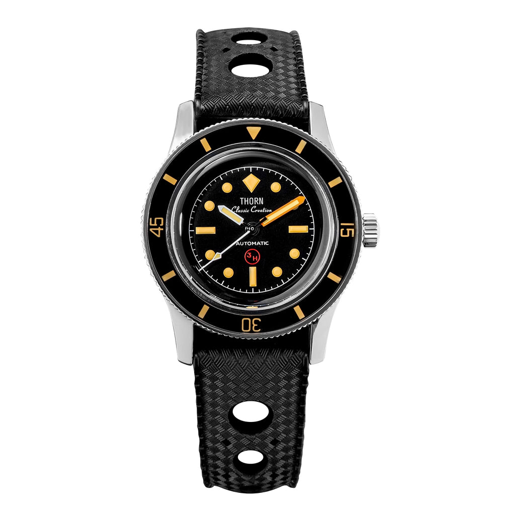US Pre-Owned Thorn 38mm Titanium 50-Fathoms Dive Watch
