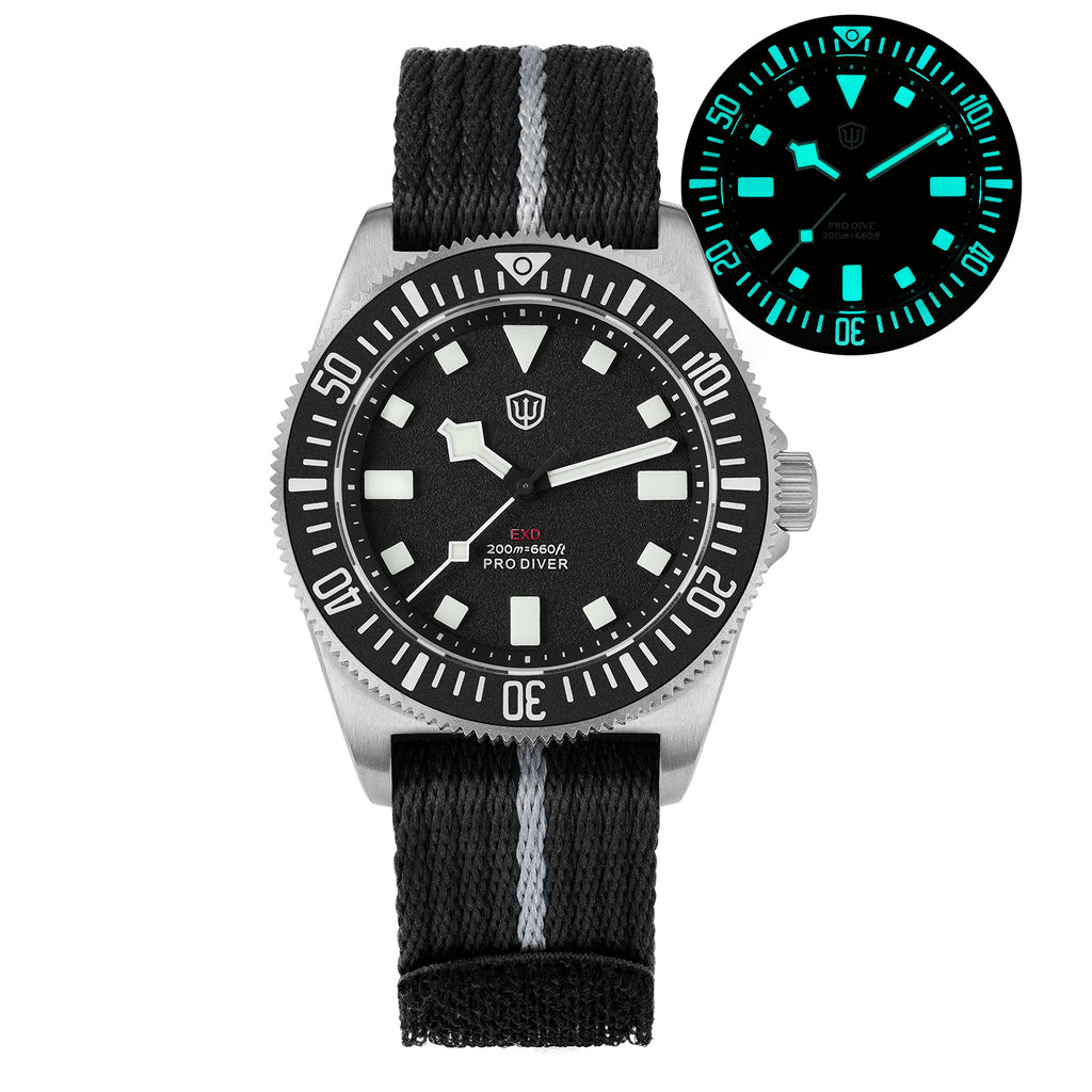 UK Pre-Owned Watchdives 40mm EXD Titanium Diver Watch