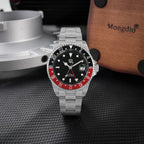 EU Pre-Owned Watchdives WD0014 Aluminum Bezel Vintage NH34 GMT Watch
