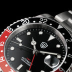 EU Pre-Owned Watchdives WD0014 Aluminum Bezel Vintage NH34 GMT Watch