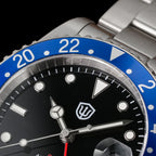 EU Pre-Owned Watchdives WD0014 Aluminum Bezel Vintage NH34 GMT Watch