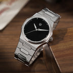 EU Pre-Owned Watchdives Premier WD0016B Square-Block Faceted Dial Original Design