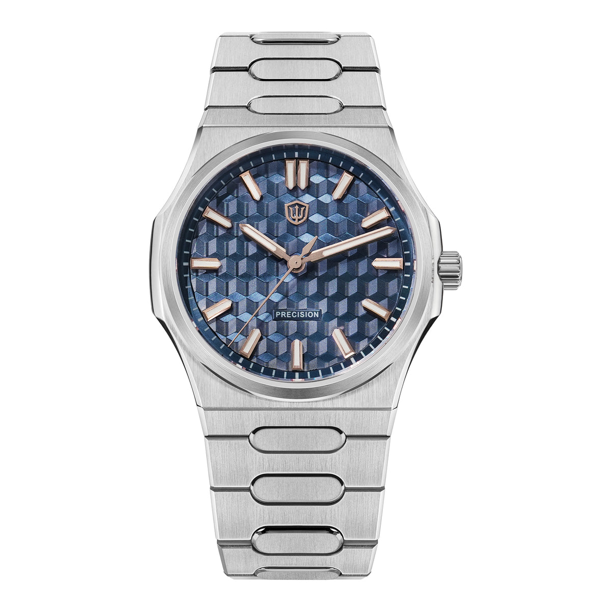 EU Pre-Owned Watchdives Premier WD0016B Square-Block Faceted Dial Original Design