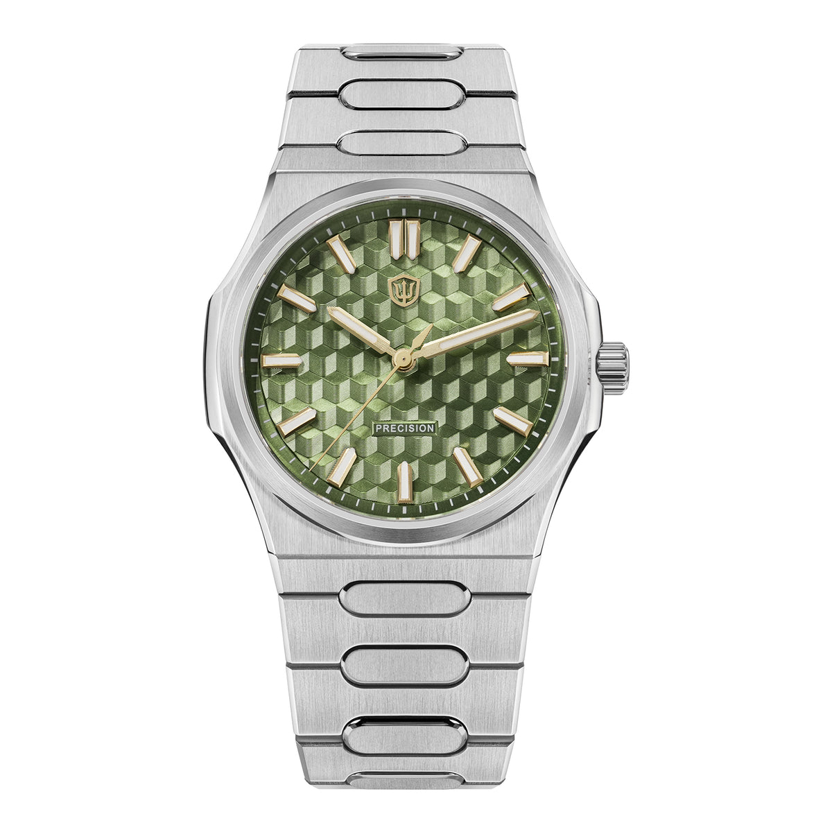 EU Pre-Owned Watchdives Premier WD0016B Square-Block Faceted Dial Original Design