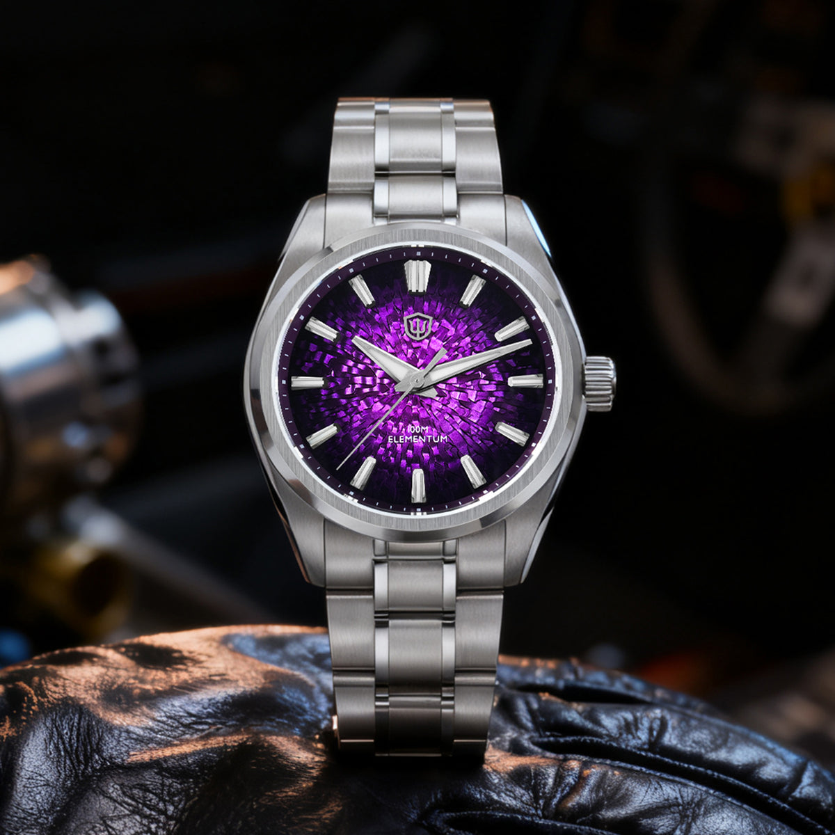 EU Pre-Owned-A Watchdives WD0003C Elementum 37mm VH31 Quartz Watch