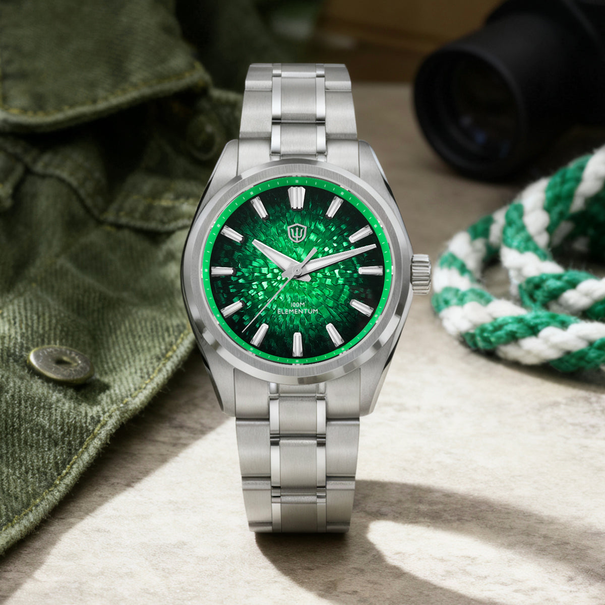 EU Pre-Owned-A Watchdives WD0003C Elementum 37mm VH31 Quartz Watch