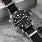 US Pre-Owned Watchdives WD007 Top Hat Sapphire PT5000/SL3001 Titanium Dive Watch