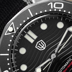 US Pre-Owned Watchdives WD007 Top Hat Sapphire PT5000/SL3001 Titanium Dive Watch