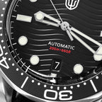 US Pre-Owned Watchdives WD007 Top Hat Sapphire PT5000/SL3001 Titanium Dive Watch