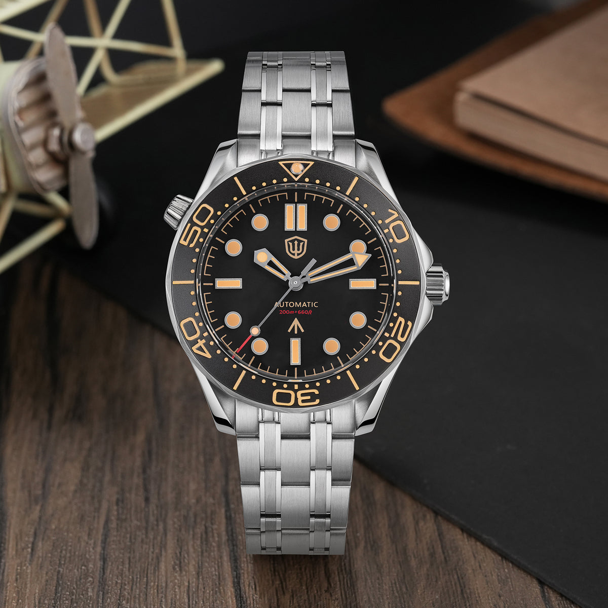 EU Pre-Owned-A Watchdives WD007ST 39mm NTTD Dive Watch