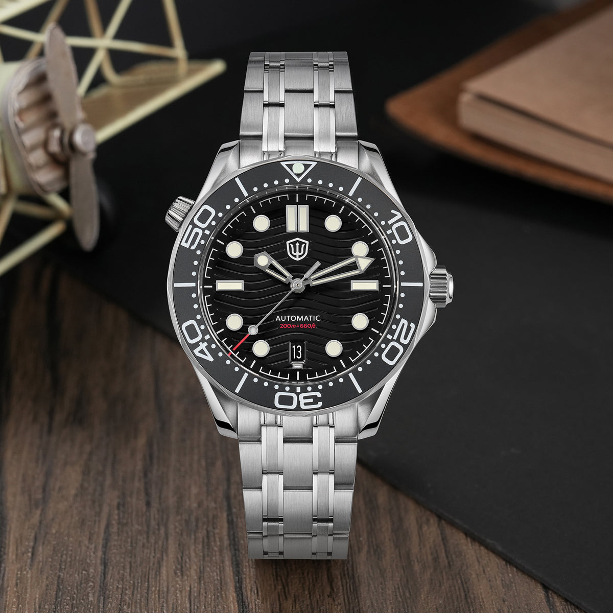 EU Pre-Owned-A Watchdives WD007ST 39mm NTTD Dive Watch