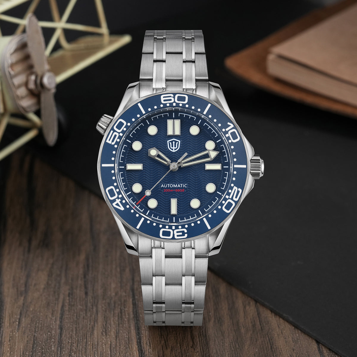 EU Pre-Owned-A Watchdives WD007ST 39mm NTTD Dive Watch