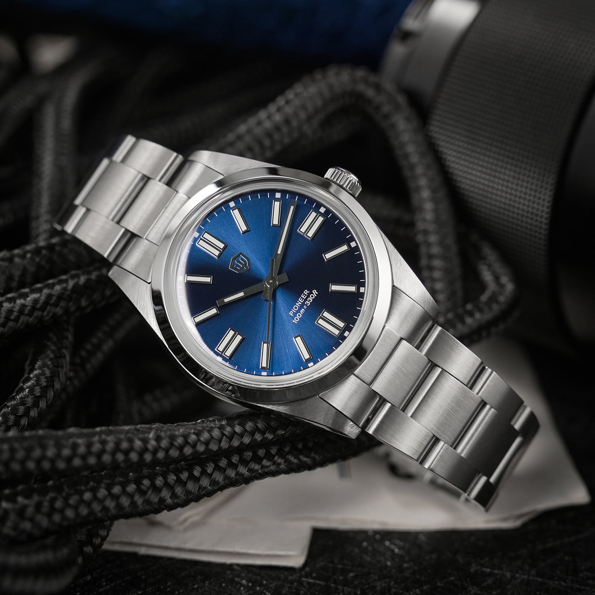 EU Pre-Owned Watchdives WD1016B 37mm Pioneer VH31 Men Watch