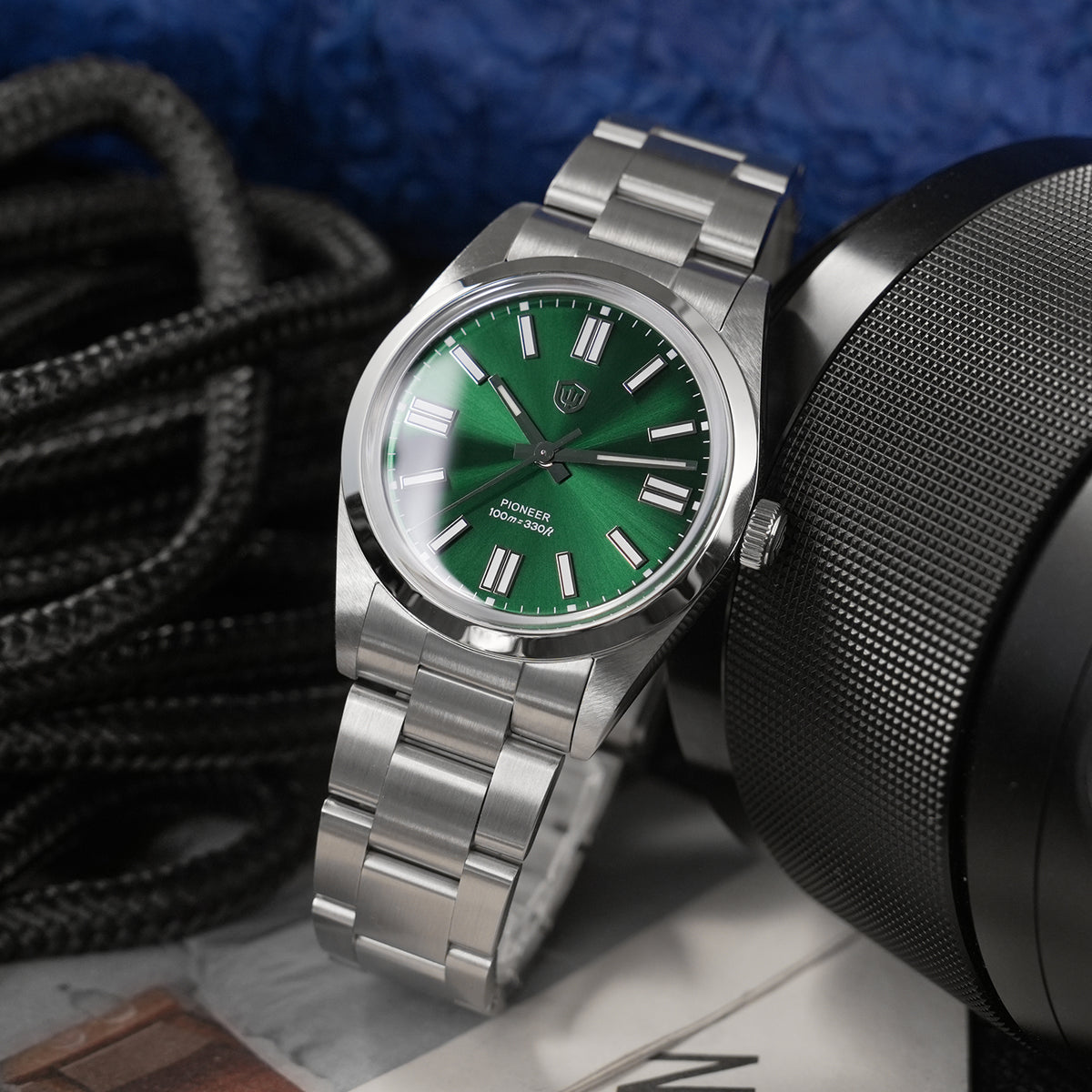 EU Pre-Owned Watchdives WD1016B 37mm Pioneer VH31 Men Watch