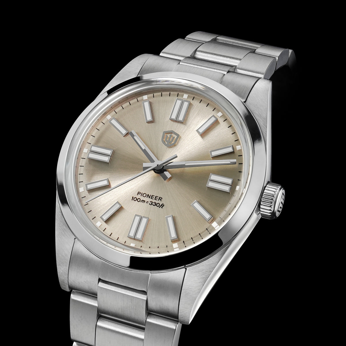 EU Pre-Owned Watchdives WD1016B 37mm Pioneer VH31 Men Watch