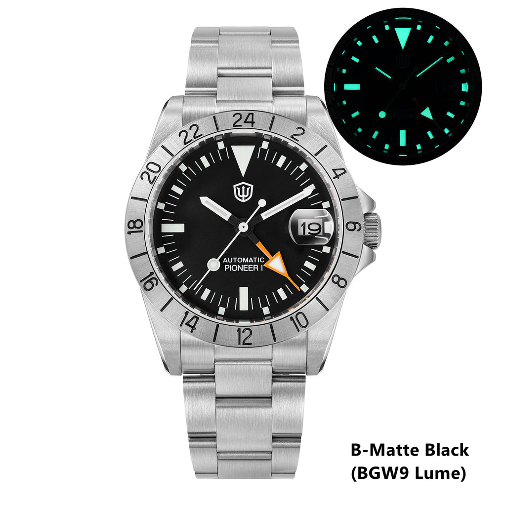 US Pre-Owned Watchdives WD16570 NH34 GMT Watch V2