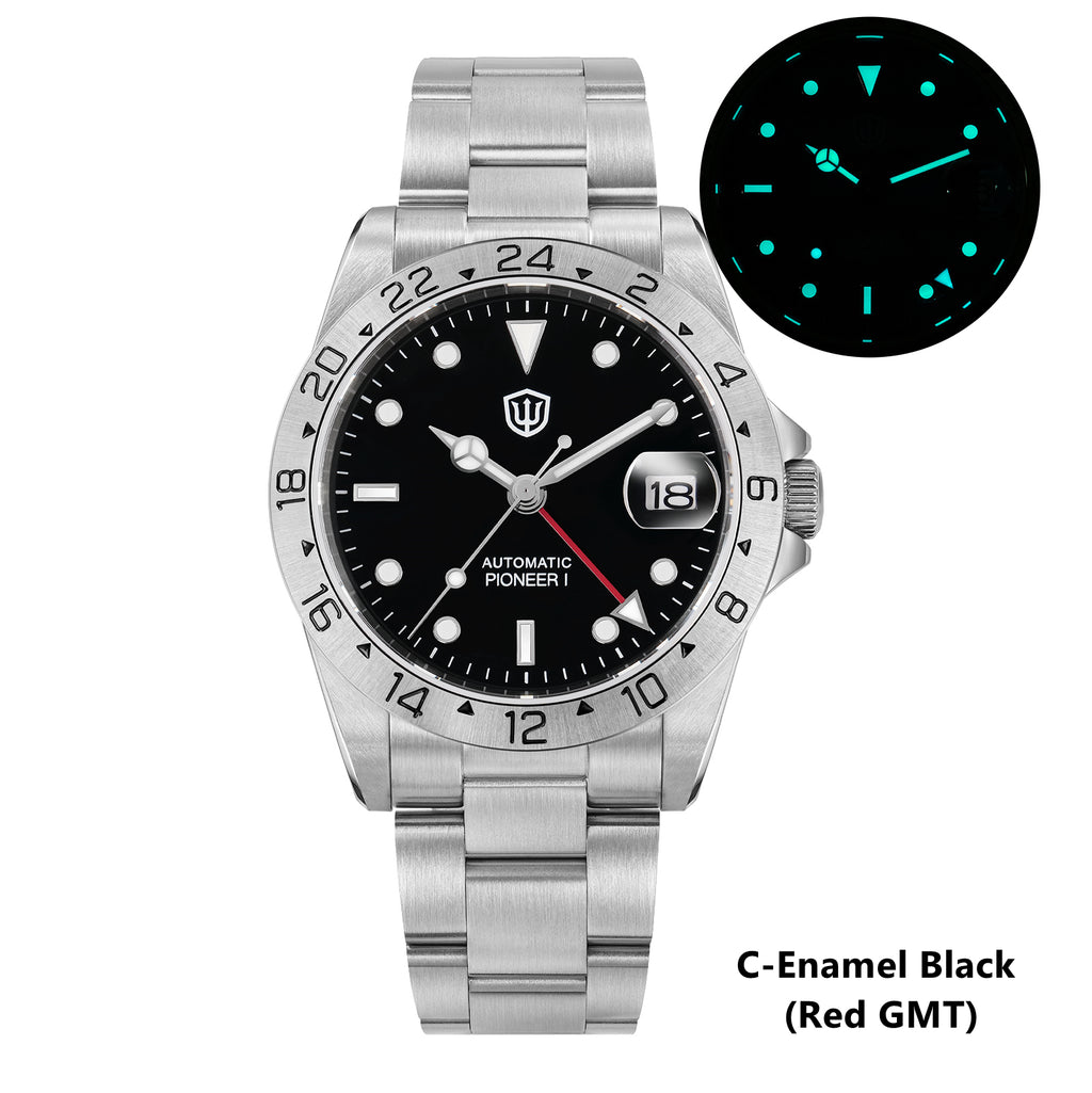 US Pre-Owned Watchdives WD16570 NH34 GMT Watch V2