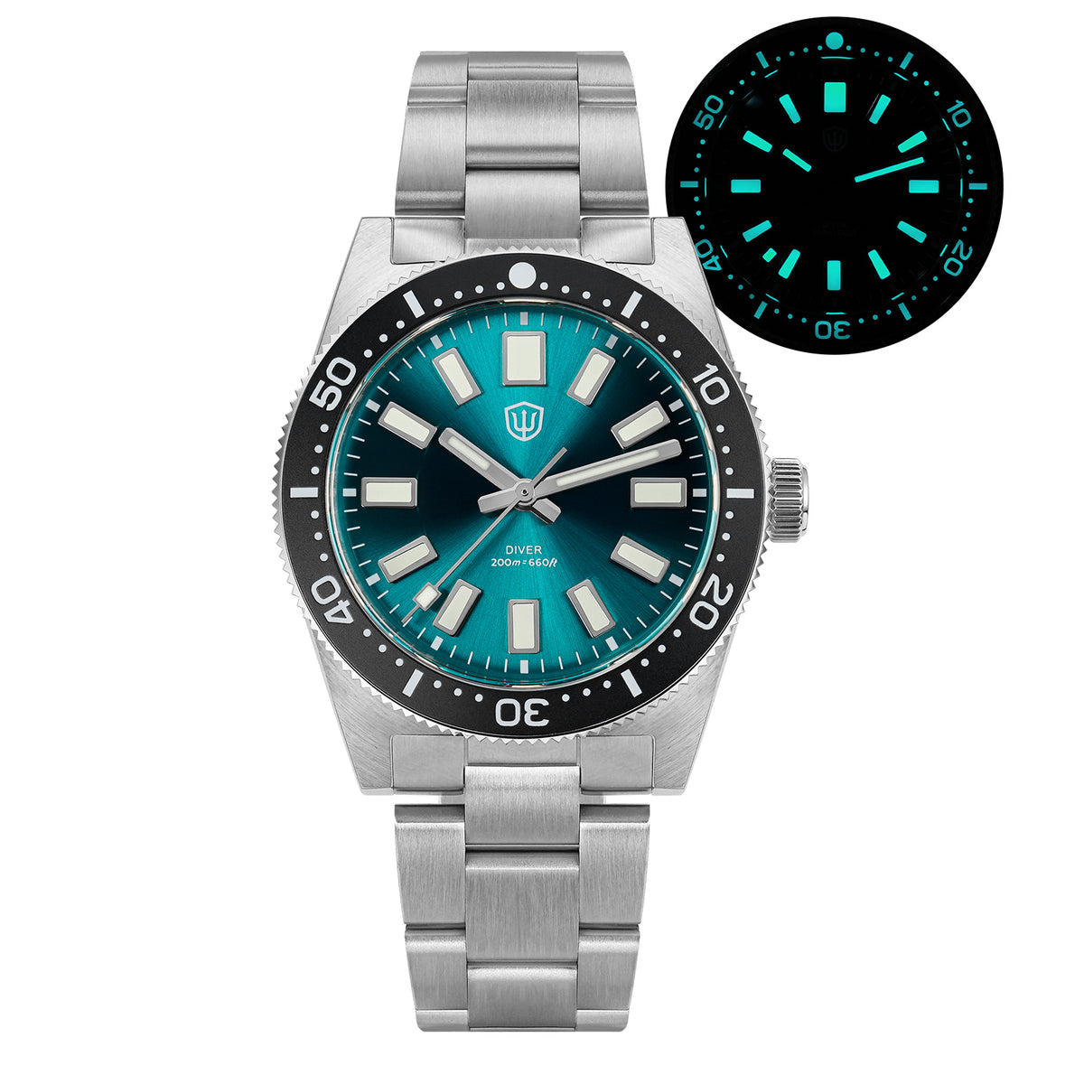 EU Pre-Owned Watchdives WD1965 38mm VH31 62MAS Dive Watch