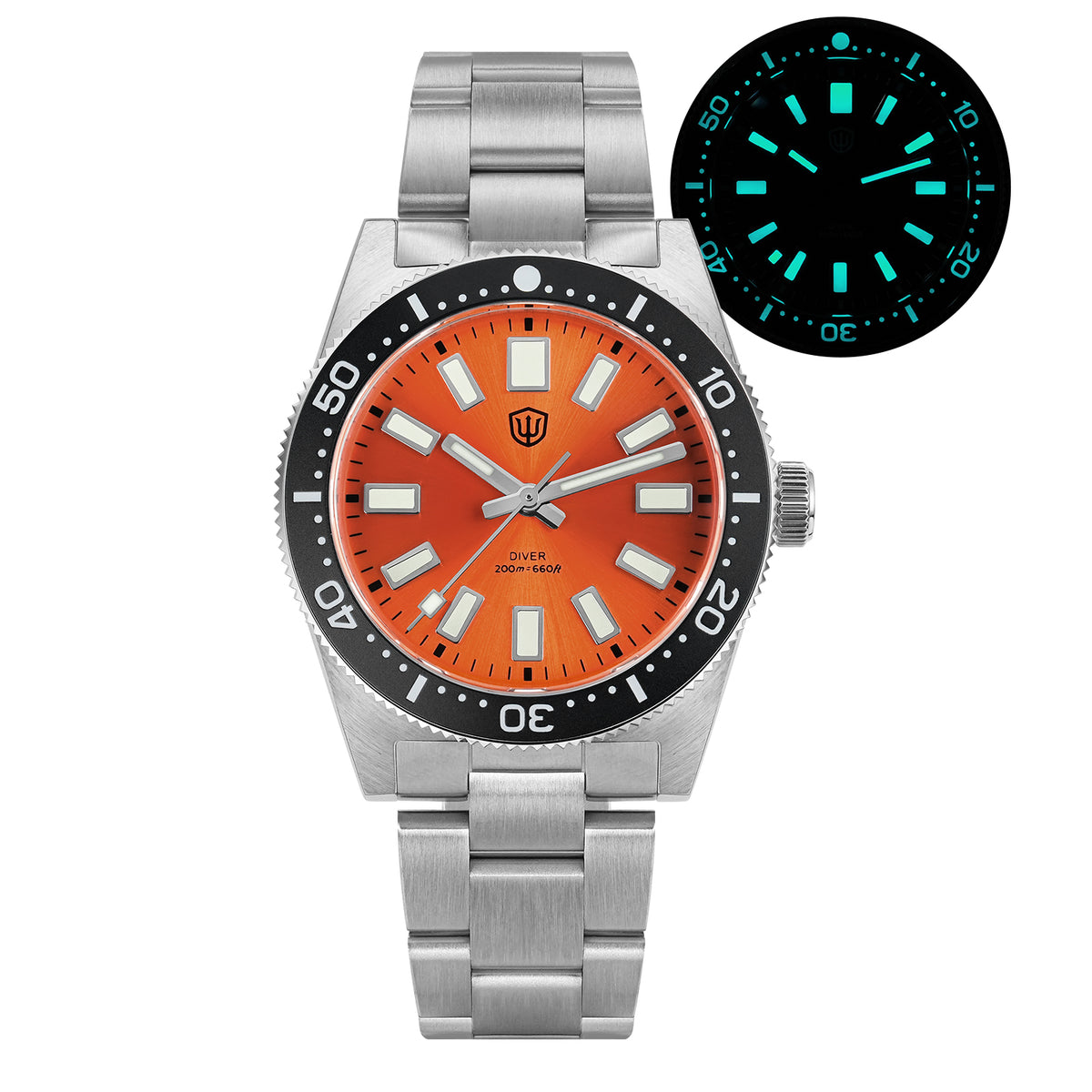 EU Pre-Owned Watchdives WD1965 38mm VH31 62MAS Dive Watch