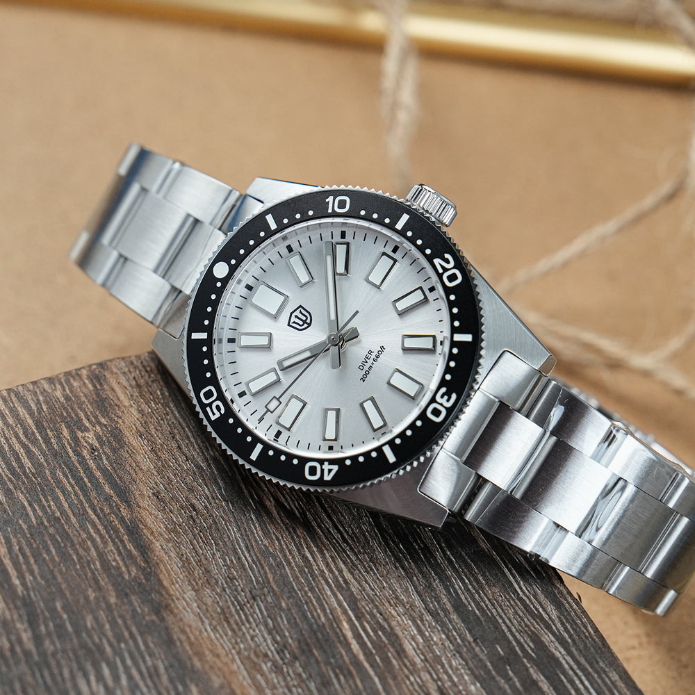 US Pre-Owned Watchdives WD1965 38mm VH31 62MAS Dive Watch