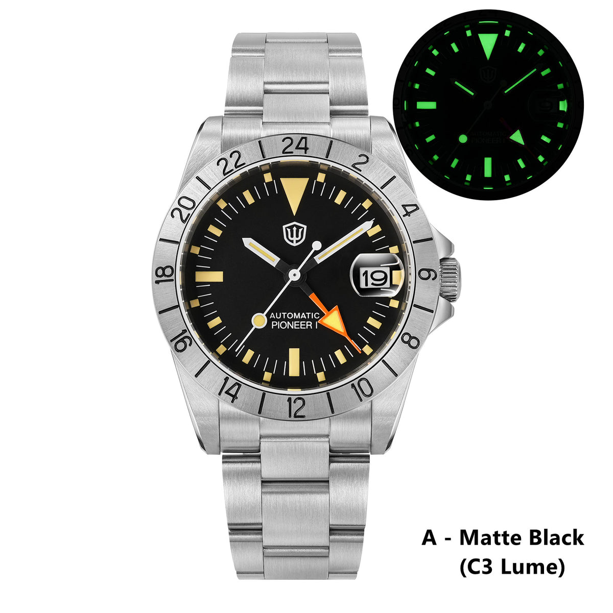 EU Pre-Owned Watchdives WD16570 NH34 GMT Watch V2