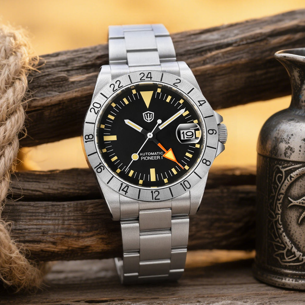 US Pre-Owned Watchdives WD16570 NH34 GMT Watch V2