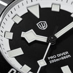 UK Pre-Owned Watchdives WD1969 PRO 38mm VH31 Dive Watch