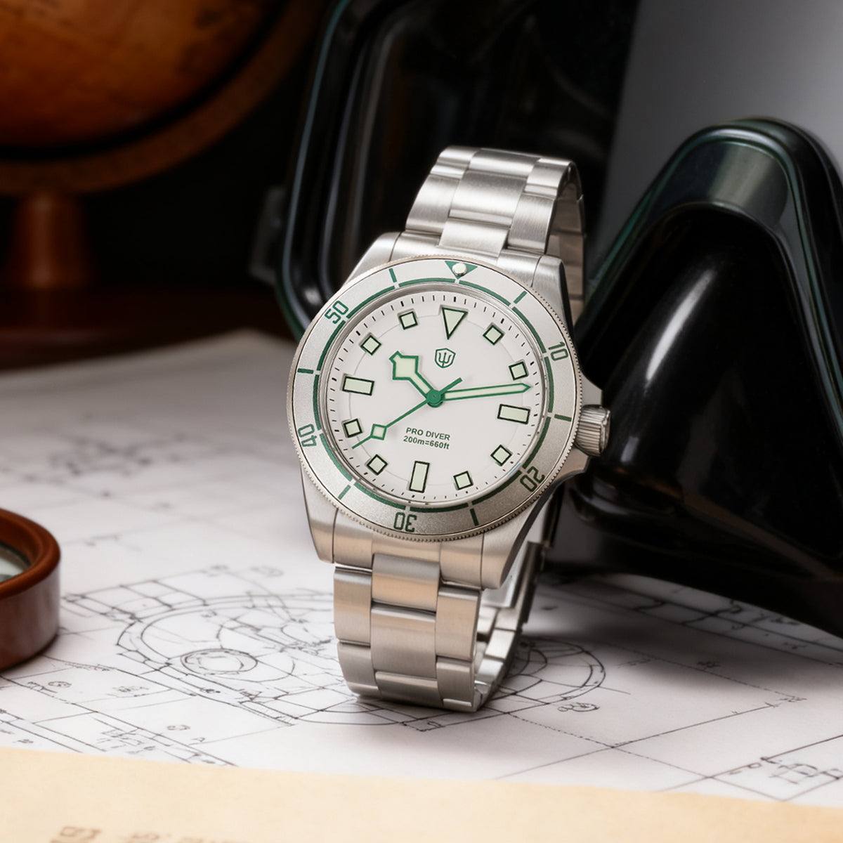 UK Pre-Owned Watchdives WD1969 PRO 38mm VH31 Dive Watch