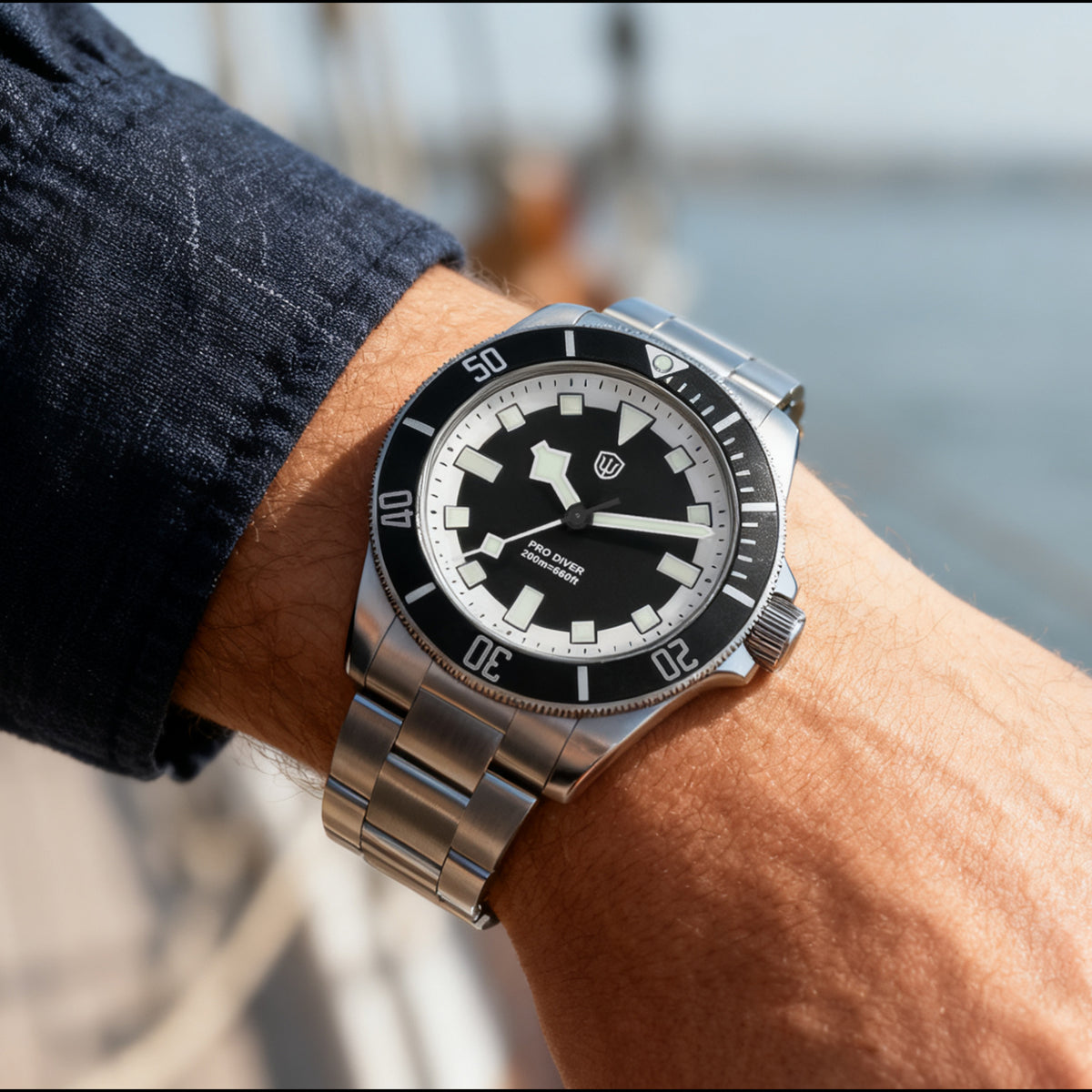 UK Pre-Owned Watchdives WD1969 PRO 38mm VH31 Dive Watch