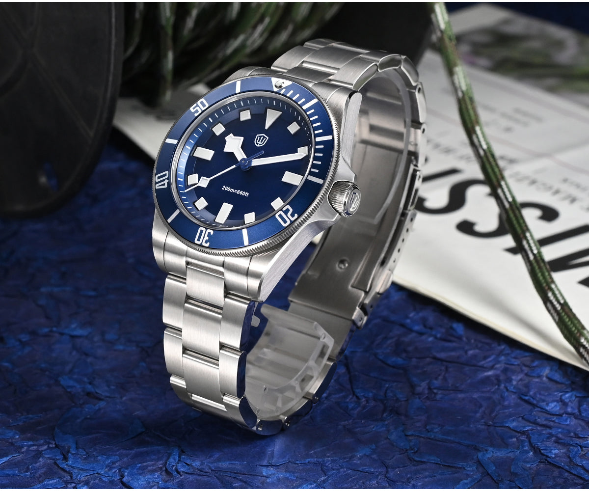 US Pre-Owned Watchdives WD1969 PRO 38mm VH31 Dive Watch