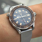 US Pre-Owned Watchdives WD007 Top Hat Sapphire PT5000/SL3001 Titanium Dive Watch