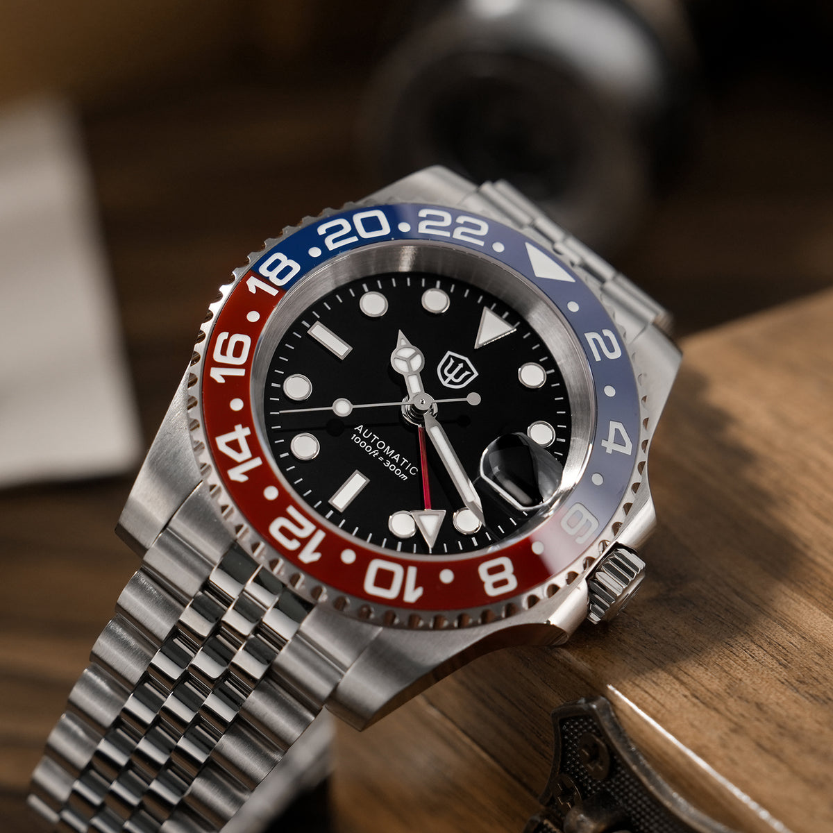 EU Pre-Owned Watchdives WD16760 NH34 Sub GMT Watch V2