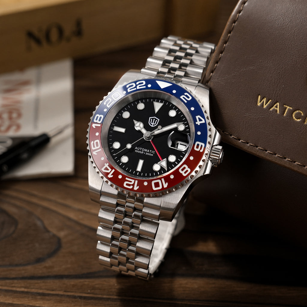 EU Pre-Owned Watchdives WD16760 NH34 Sub GMT Watch V2
